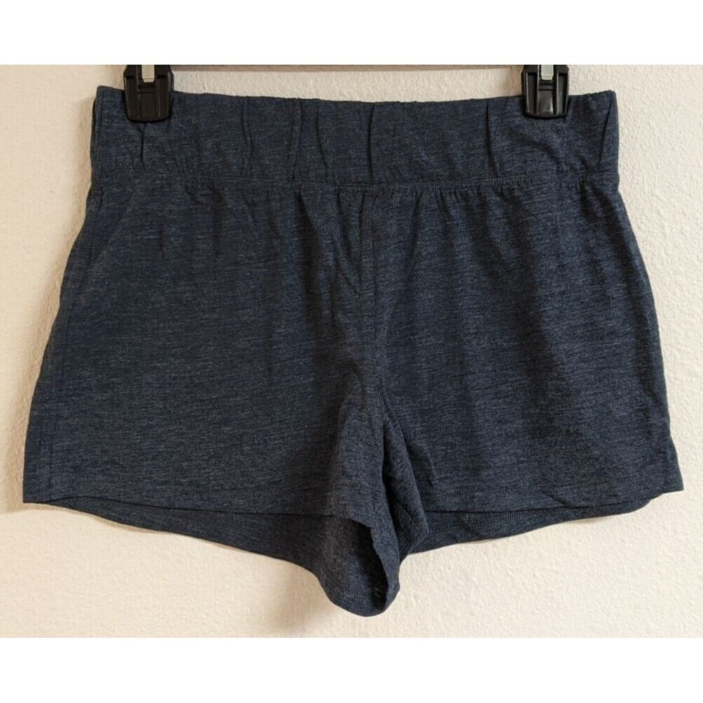Wmn's LUNYA Blue Pima Cotton Blend Super Soft Sleep/Lounge Shorts XS EXCELLENT!